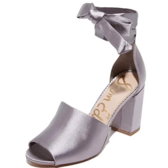 Sam Edelman Silver/Grey Odele Heels - Picture 2 of 7